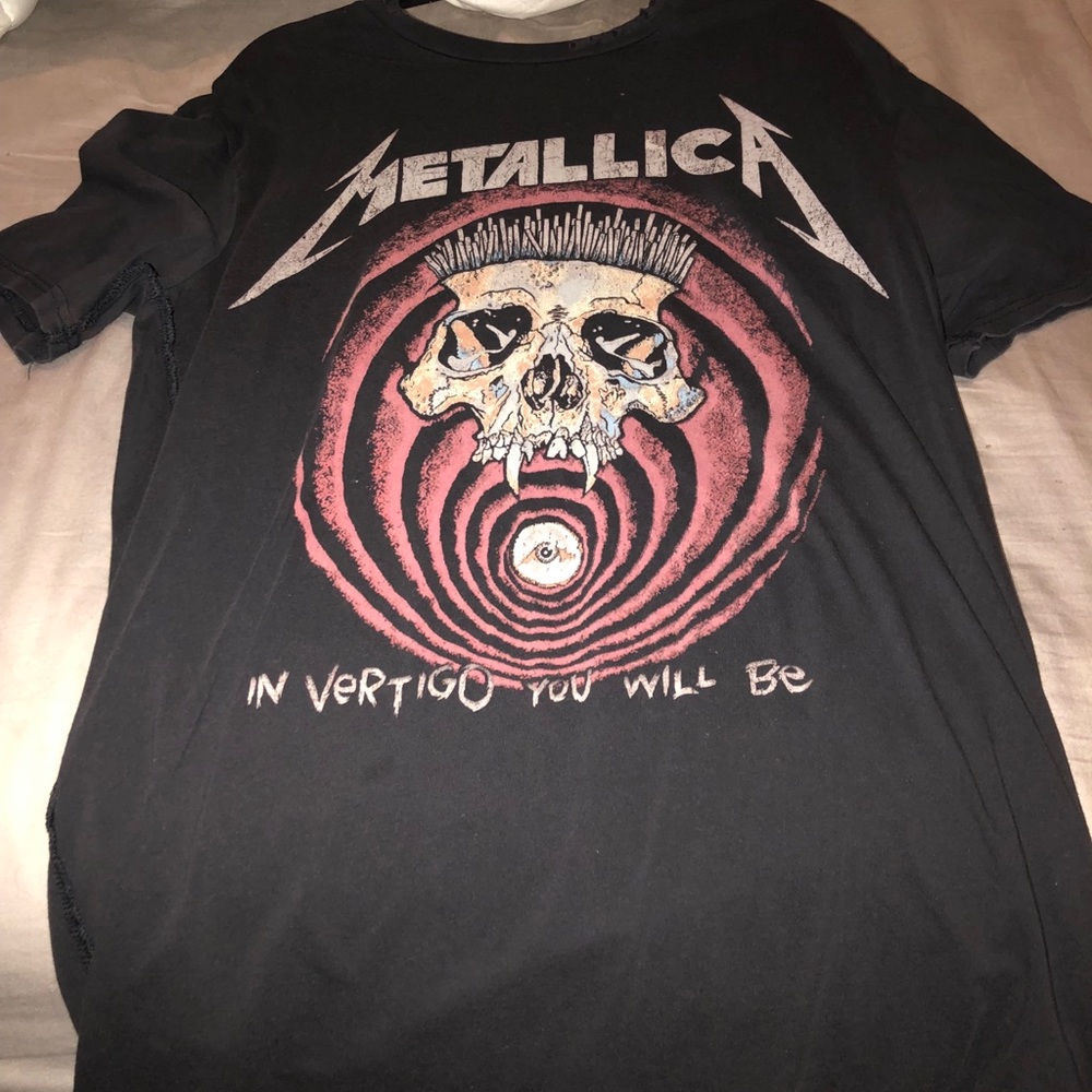 Metallica long cut tee